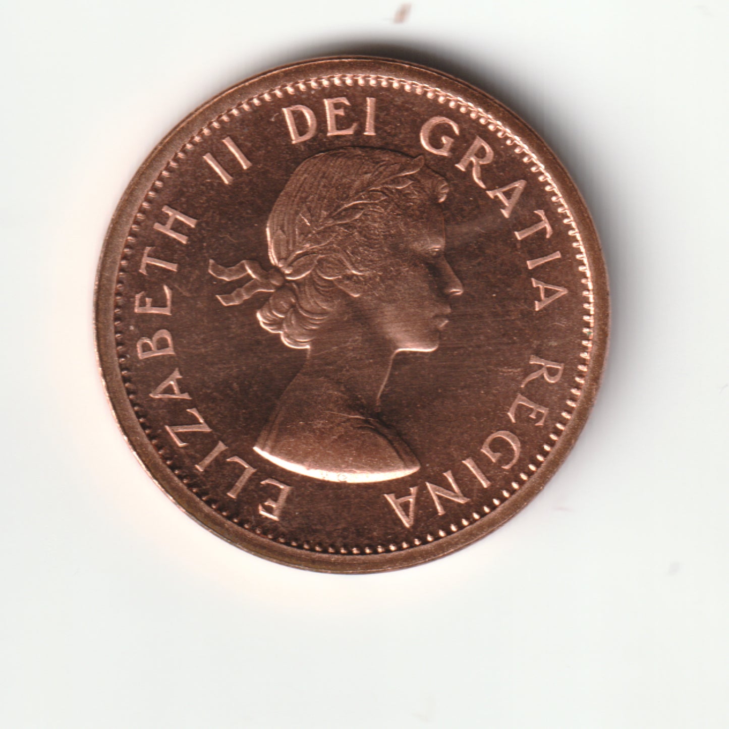 1964 copper 1 cent, Brilliant single coin PL 64 from Proof-Like(PL) set
