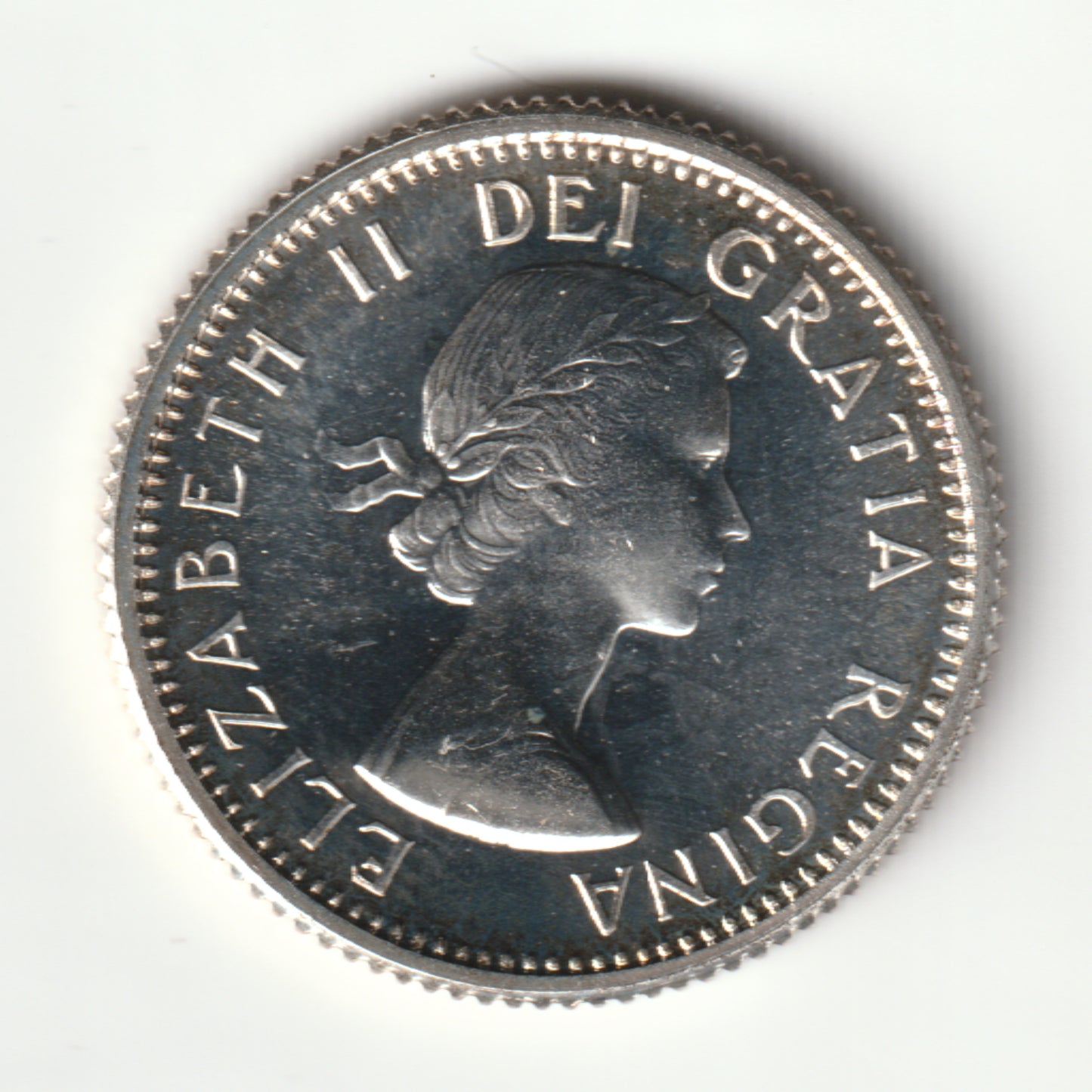 1964 Canada dime, 10 cent, Brilliant single coin PL 65 from Proof-Like(PL) set
